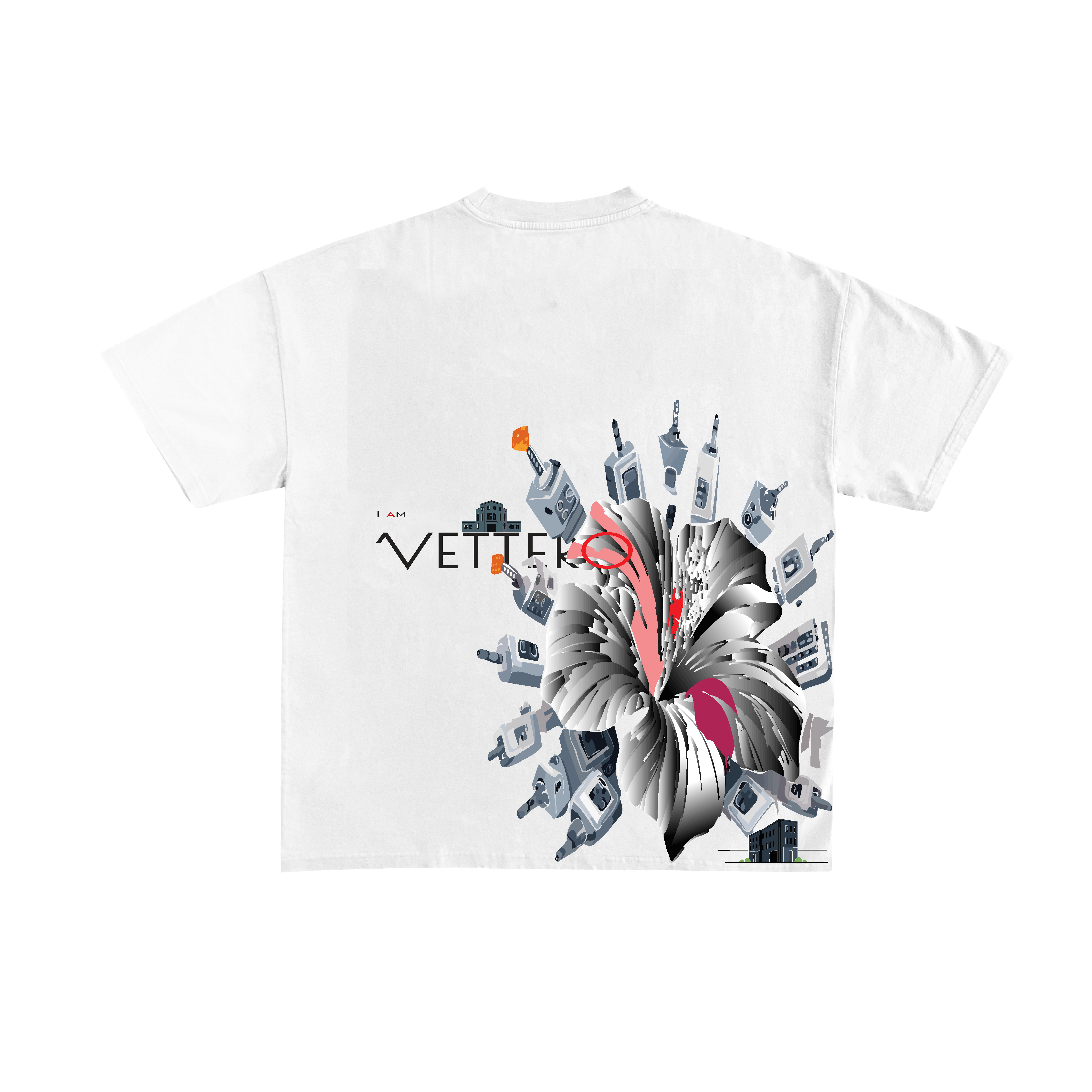 WHITE TEE- DGT
